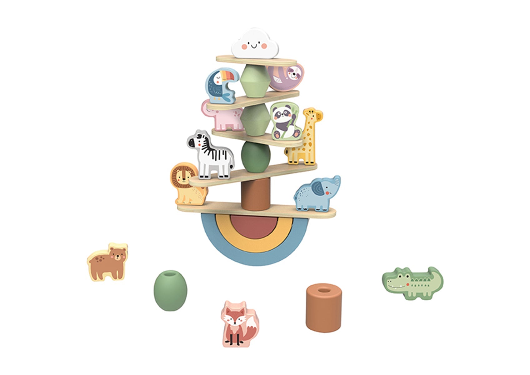 MY FOREST FRIENDS STACKING ANIMALS - Bamboo Sprout